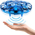 Hand Operated Mini Drone, Quad Induction Levitation UFO